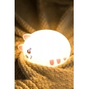 Lovely 7 Color Tap Control Night Light Silicone Cat Lamp