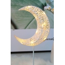 Fancy Moon Shape Rattan Lamp Night Light Gift