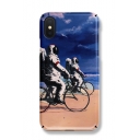 Bicycling Astronaut Print Mobile Phone Cases for iPhone