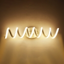 Bathroom Wall Lighting White Aluminum Spiral LED Vanity Light 11/15/20W 13