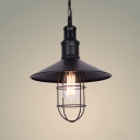 Industrial Style for Restaurant Cafe Single-Bulb Pendant Light with 11.02
