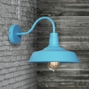 Elegant Blue Barn Style Wall Lighting