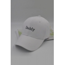Simple Letter DADDY Pattern Outdoor Fashion Baseball Cap