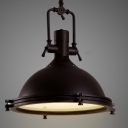 Nautical Pendant Light with Frosted Diffuser