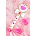 Cute Funny Magic Wand Design Pink Bubble Machine for Gift