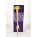 Christmas Eve Best Gift Foil Artificial Carnation Flowers with Gift Box