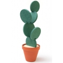 Creative DIY Cactus Anti Slip Heat-Insulating Desk Decor Green Coaster