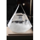 Fashion Gift Home Decoration Diamond Shaped Weather Storm Forecast Glass Bottle