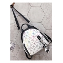 Summer New Trendy Outdoor Casual Fashion Laser PU Traveling Shoulder Bag 23*19*26cm