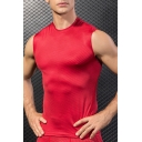 Men's Fashion 3D Pattern Quick-Dry Running Sport Fitness Tight Tank Top