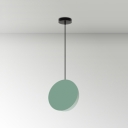 Colorful Simple Disc Suspended Lamp Metal Ceiling Lamp for Children Room Study Room