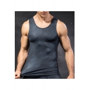 Men's Cool 3D Pattern Quick-Dry Training Sport Workout Tight Tank Top