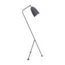 Gray Conical LED Floor Lamp Simple Modern Metal Home Decorative Floor Light for Bedroom