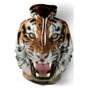 Cool 3D Tiger Printed Long Sleeve Sport Casual Drawstring Hoodie