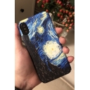 Trendy Oil Painting Galaxy Print Hard Polish Mobile Phone Case