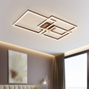 Ultra Thin Ceiling Lamp Modern Metal Eye Protection LED Lighting Fixture in Warm/White/Neutral