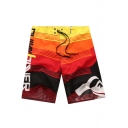 Fashion 3D Printed Mens Summer Surfing Shorts Quick-Dry Beach Swim Trunks