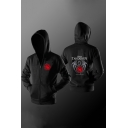 New Stylish Logo Pattern Slim Fitted Long Sleeve Zip Up Hoodie