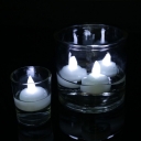 Pack of 12 Tealights Candles Bathroom Outdoor Waterproof LED Fake Candles in White/Warm/Neutral