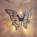 Pack of 1 Hanging String Lights 5/10ft 10/20 LED Fairy Lights with Butterfly in Warm White