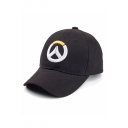 Popular Overwatch Logo Printed Outdoor Sport Unisex Black Cap
