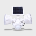 2 LED Solar Wall Lighting for Pathway Yard Waterproof Security Lamps with Motion Sensor