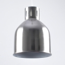 Industrial Bell Pendant Lighting Single Light Metal Hanging Lamps with 39