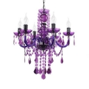 Height Adjustable Chandelier with 18