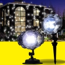 Remote Control Landscape Lights Pack of 1 Waterproof LED Projection Lights for Party Lights