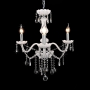 White Candle Chandelier with 12
