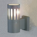 Wireless Waterproof Security Lamp with Cylindrical Shade LED Wall Lighting for Stair Deck