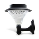 Cone Solar Wall Sconce 16 LED Waterproof Security Light for Driveway in Warm/White
