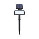 Solar Powered Path Lights 1.6W LED Dusk to Dawn Auto On/Off Waterproof Spotlight with Dim Light for Yard