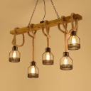 Cage Dining Room Hanging Island Lights with 31.5