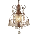 Clear Crystal Chandelier with 23.5