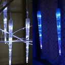 1ft Glass Hanging Lights 24/30/48 Lights Water-Resistant LED Fairy String Lights for Outdoor Garden