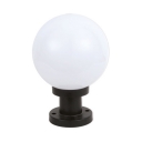 1 Pack LED Landscape Lighting Acrylic Waterproof Globe Post Lamp for Garden Pathway