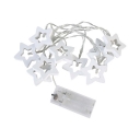 Decorative Star String Lights 5/7/10ft 10/20 LED Fairy String Lights with Battery in Warm White