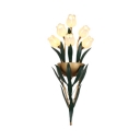 Living Room Shop Wall Light Bouquet Shape Glass and Metal 6/10 Lights Classic Wall Lamp