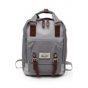 Multifunction Letter Pattern Waterproof Nylon Handbag Casual Backpack 25*12*39 CM