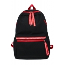 Unisex New Fashion Letter Ribbons School Bag Backpack 30*17*45 CM