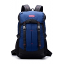 Large Capacity Straps Embellished Backpack Hiking Backpack 55*32 CM