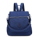 Outdoor Large Capacity Zipper Shoulder Bag Hiking Backpack 30*16*30 CM
