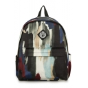 Unisex Street Style Graffiti Printed Multicolor School Bag Backpack 29*16*39 CM