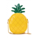 Fashion Cute Pineapple Shape Quilted Crossbody Shoulder Bag 11*6*20 CM