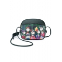 New Collection Comic Figure Floral Printed Crossbody Bag 20*8*17 CM