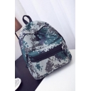 Women's Cool Camouflage Printed Nylon School Bag Backpack 29*12*38 CM