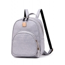 New Fashion Crocodile Pattern Soft Leather Backpack School Bag 23*10*29 CM