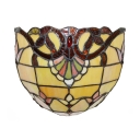 Glass Up Lighting Wall Light Dining Room Stair Tiffany Style Vintage Sconce Light with Multi Color