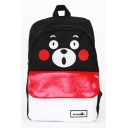 New Collection Cute Cartoon Print Large Capacity Black School Bag Backpack 42*12*30 CM